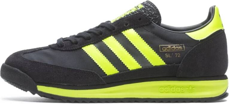 Adidas Originals SL 72 RS Schoenen Core Black Solar Yellow Gold Metallic Core Black Solar Yellow Gold Metallic