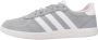 Adidas Breaknet suede dames sneakers grijs wit Echt leer Uitneembare zool - Thumbnail 2