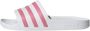 Adidas Witte Slippers 3-Stripes Roze Multicolor - Thumbnail 3