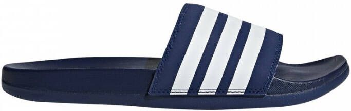 Adidas Slippers Adilette Cloudfoam Plus Stripes Blauw Heren