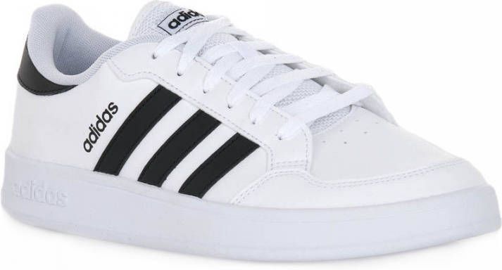 Adidas breaknet sneakers wit/zwart heren - Schoenen.nl