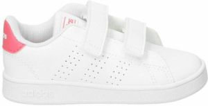 Adidas Advantage I Meisjes Sneakers Ftwr White Real Pink S18 Ftwr White