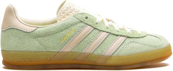 Adidas Originals Gazelle Indoor Semi Green Spark Almost Yellow Cream White- Semi Green Spark Almost Yellow Cream White