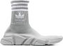 Balenciaga Grijze Stoffen Joggers met Uniek Design Grijs Dames - Thumbnail 1