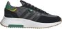 Adidas Originals Retropy F2 sneakers zwart groen geel - Thumbnail 2