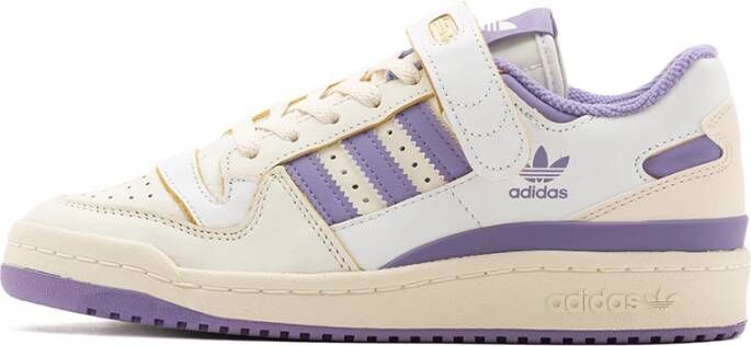 Adidas Originals Crèmekleurige lage sneakers met verstelbare band Beige Dames