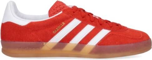 Adidas Originals Leren Sneakers Rubberen Zool Gewatteerde Kraag