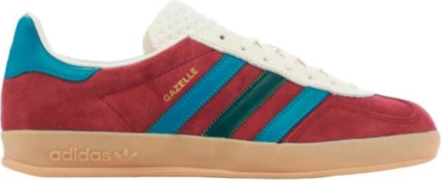 Adidas Originals Bordeaux en Groene Suède Sneakers Meerkleurig Heren