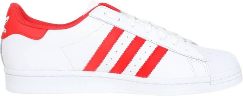 Adidas Originals Superstar Schoenen Cloud White Vivid Red Cloud White Heren