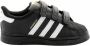Adidas Originals Superstar CF1 Kinderschoenen Kinder Sneakers met klittenband Zwart EF4843 - Thumbnail 4