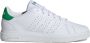 Adidas Sportswear Advantage Base 2.0 sneakers wit groen Imitatieleer 36 2 3 - Thumbnail 2
