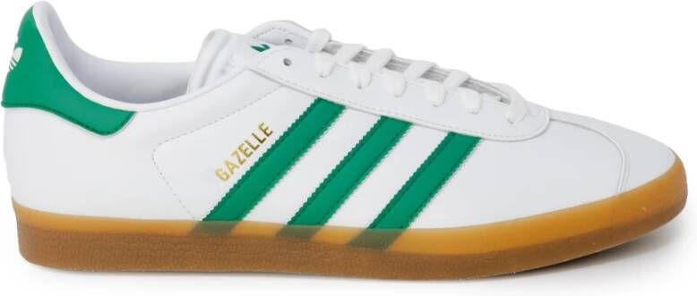 Adidas Originals Gazelle Cloud White Bold Green Gold Metallic- Cloud White Bold Green Gold Metallic - Foto 3