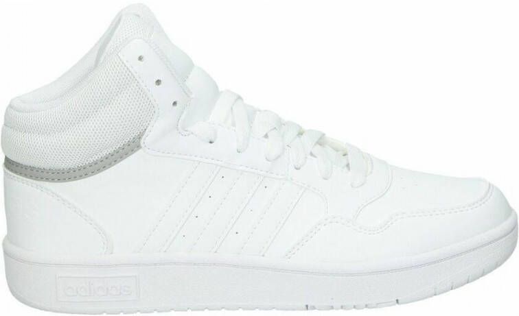Adidas Sportswear Hoops Mid 3.0 sneakers wit grijs Imitatieleer 28 1 2 - Foto 5