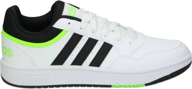 Adidas SPORTSWEAR Hoops 3.0 Sneakers Kid Ftwr White Core Black Solar Green - Foto 3