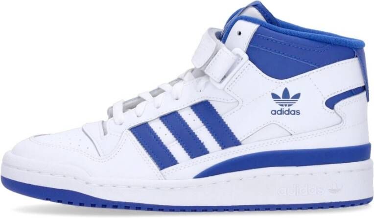 Adidas Originals Forum Mid J Sneaker Basketball Schoenen ftwr white team royal blue ftwr white maat: 37 1 3 beschikbare maaten:36 2 3 36 37 1 3 - Foto 3