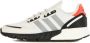 Adidas Originals ZX 1K Boost Heren Crystal White Silver Metallic Core Black Heren - Thumbnail 2