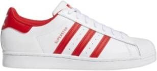 Adidas Originals Superstar Schoenen Cloud White Vivid Red Cloud White Heren