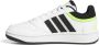 Adidas SPORTSWEAR Hoops 3.0 Sneakers Kid Ftwr White Core Black Solar Green - Thumbnail 3