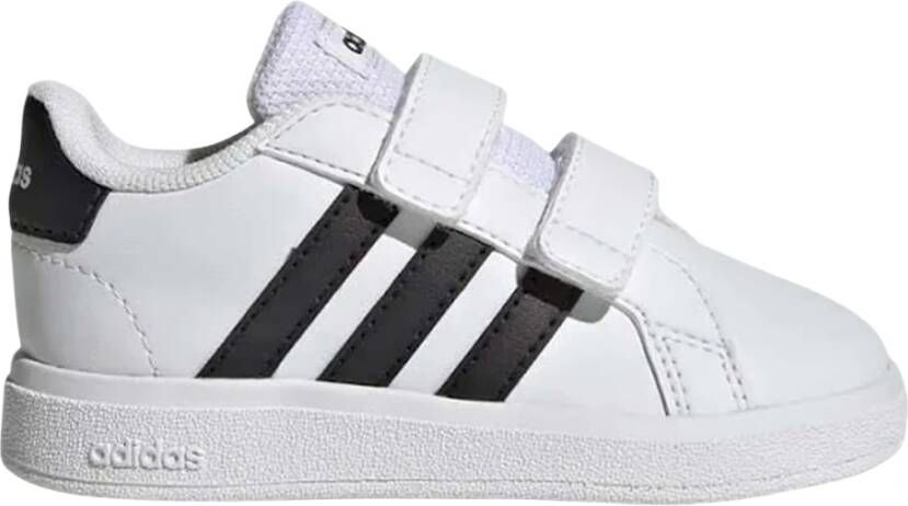 Adidas Sportswear Grand Court 2.0 sneakers wit matzilver Imitatieleer 27 - Foto 5