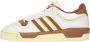 Adidas Lage Leren Sneaker met Iconische Strepen White Heren - Thumbnail 11