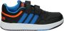 Adidas hoops 3.0 cf sneakers zwart oranje kinderen - Thumbnail 2