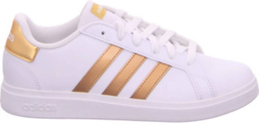 Adidas Sportswear Grand Court 2.0 sneakers wit matgoud Imitatieleer 39 1 3 - Foto 7