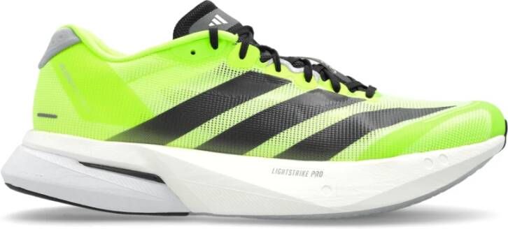 Adidas Adizero Boston 13 Heren Schoenen Groen Maat: 41 1 3 Mesh Synthetisch Foot Locker