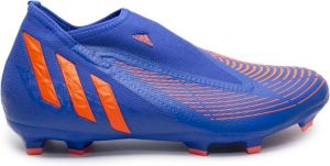 Adidas Predator Edge.3 Veterloze Firm Ground Voetbalschoenen Hi Res Blue Turbo Hi Res Blue Dames