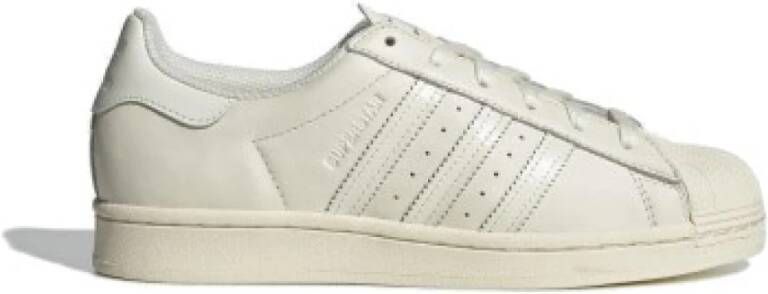 Adidas Sportschoenen Leer Stof Rubber Stijl-ID: H03916 Wit Heren