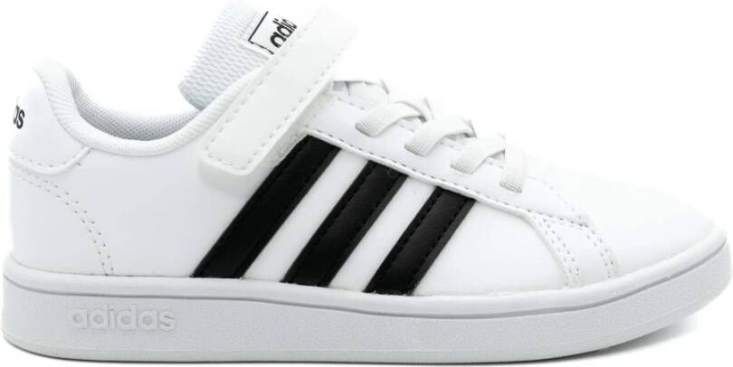 Adidas Originals Kinder gympen met klittenbandsluiting en elastische veters Grand Court Wit - Foto 8