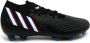Adidas Predator Edge.2 Firm Ground Voetbalschoenen Core Black Cloud White Vivid Red Dames - Thumbnail 2