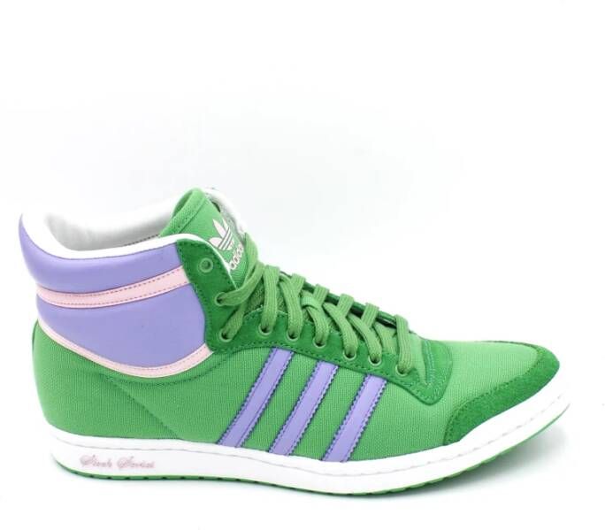Adidas Stijlvolle Hi-Top Canvas Rubberen Zool Schoen - Foto 1