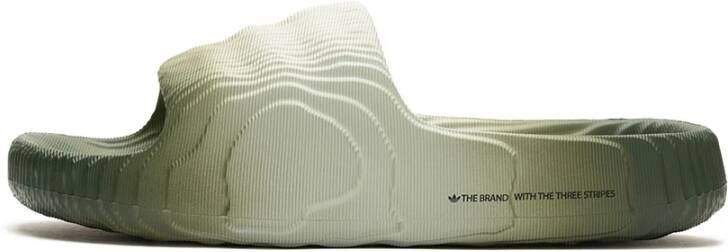 Adidas Originals Adilette 22 slippers Groen Heren