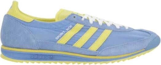 Adidas Suede Low-Top Sneakers met 3-Stripes Blue Dames