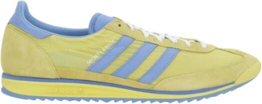 Adidas Suede Low-Top Sneakers met 3-Stripes Yellow Dames