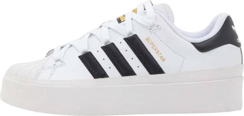 Adidas Originals Superstar Bonega Schoenen Cloud White Core Black Gold Metallic Dames - Foto 4