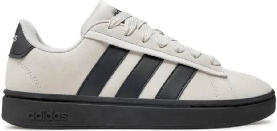 Adidas Synthetisch Leren Veterschoenen Beige Heren