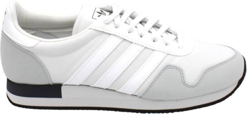 Adidas Technische stoffen veterschoen met suède inzetstukken