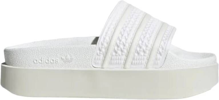 Adidas Teenslippers en Schuifafstellers White Dames