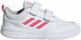 Adidas Perfor ce Tensaur C sportschoenen wit roze - Thumbnail 1