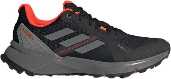 Adidas Terrex Soulstride RAIN.RDY Trail Running Schoenen Core Black Grey Six Solar Red Dames