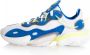 Adidas Originals TORSION X Boost Heren Sneakers Sport Casual Schoenen Wit-Blauw EG0589 - Thumbnail 2
