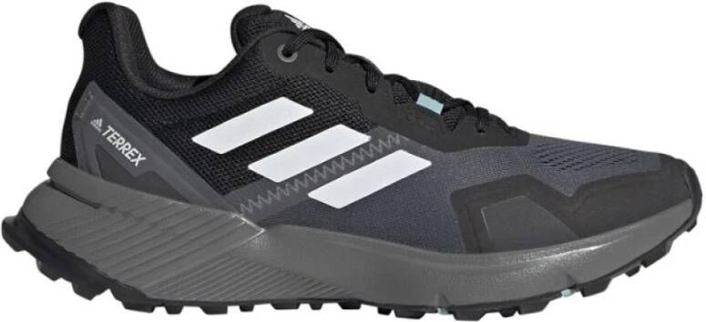 Adidas Terrex Women's Terrex Soulstride RAIN.RDY Trailrunningschoenen grijs