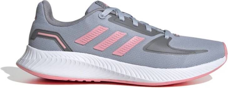 Adidas Performance Runfalcon 2.0 Classic sneakers zilver roze grijs kids