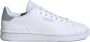 Adidas Urban Court dames sneakers wit mintgroen 1 3 Uitneembare zool - Thumbnail 2