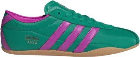 Adidas Tokyo Sneakers Dames Groen 2 3 Mesh Synthetisch