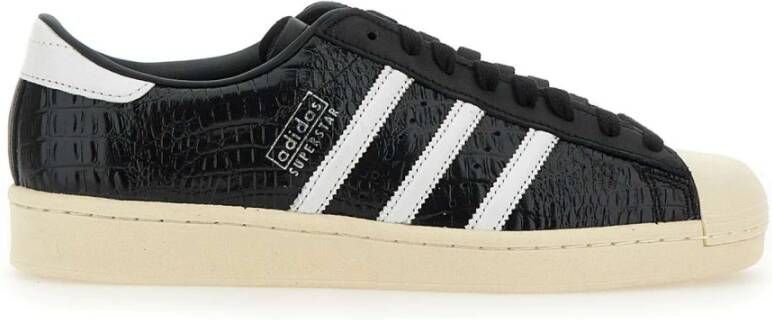 Adidas Vintage Sneakers Zwart Roomleer