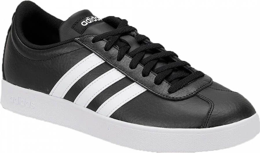 Adidas VL Court 2.0 Heren Sneakers Sport Casual Schoenen Zwart B43814