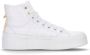 Adidas Witte High-Top Sneaker met Bloemenborduursel White Dames - Thumbnail 1