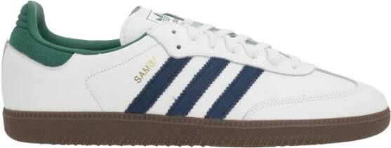 Adidas Witte lage leren sneakers White Heren